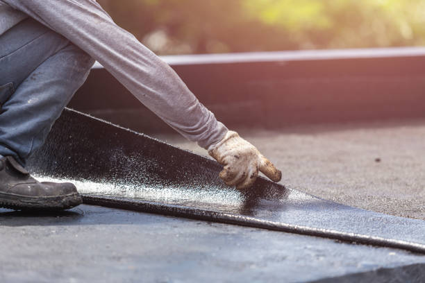 Professional Emergency Waterproofing technician working in Laurelville, OH